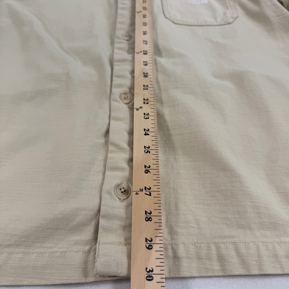 The North Face Utility Canvas Overshirt Shacket NF0A7ZYN Tan Mens XXL Cotton - Picture 11 of 16